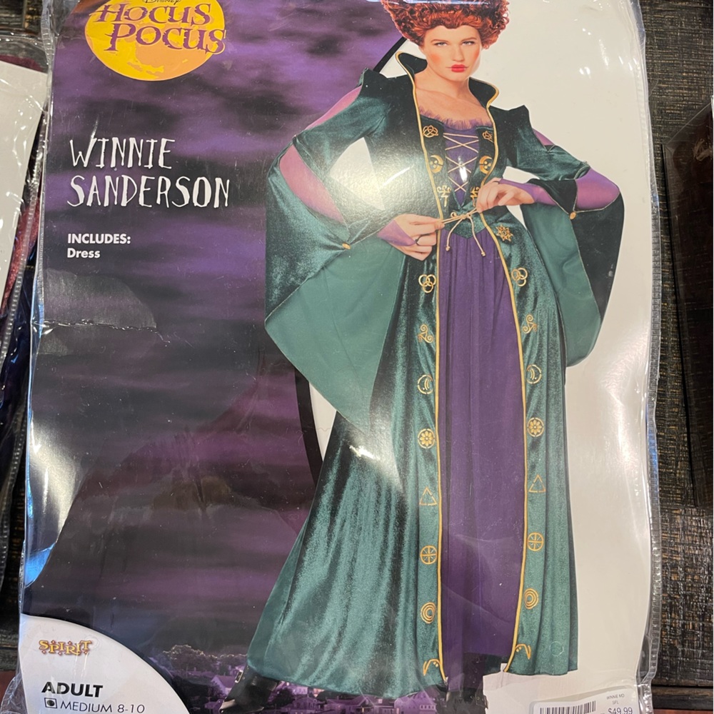 Hocus Pocus Halloween custom Winnifred Sanderson. Size Medium 8-10